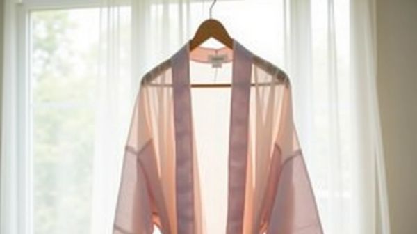 Le kimono satiné comme pièce légère pour la maison