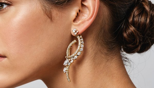 Boucles d'oreilles diamant : le chic à portée de main